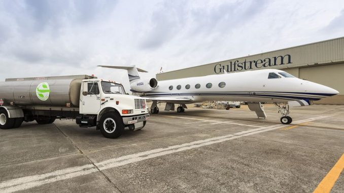 Gulfstream Flies G450 And G550 To EBACE On Renewable Fuels_G450. Source: Gulfstream Aerospace Corp., Savannah GA.