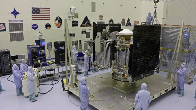Lockheed Martin OSIRIS-REx Spacecraft Packing. Source: Lockheed Martin.