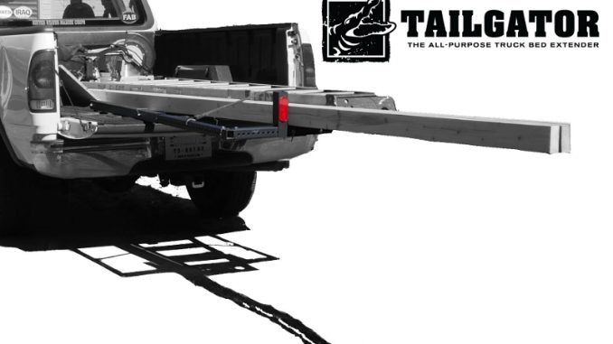 TailGator extends the legal load hanging distance by up to 3 feet. (PRNewsFoto/Elite Innovations, LLC).