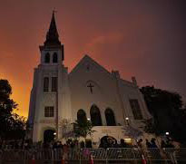 The church at night. Source: Emanuel African Methodist Episcopal (AME) Church, Charleston SC.