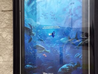 "Finding Dory" movie poster outside the Wilson NC Carmike 10. Photo: Kay Whatley.