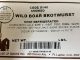 House of Smoke, Inc is recalling Wild Boar Brotwurst. Source: USDA.
