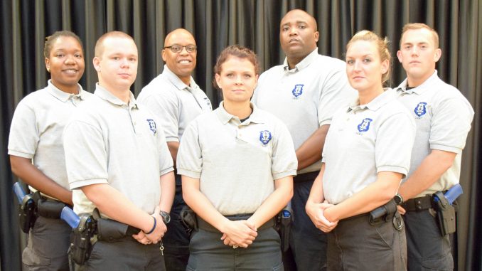 Nash Community College’s 46th Basic Law Enforcement Training Academy August 2, 2016, graduates. Source: NCC PR Dept., Rocky Mount NC.