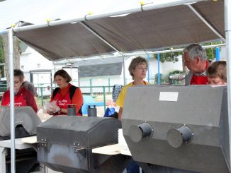 Serving food and serving God: volunteers at the 2015 Fall Festival. Source: Zebulon United Methodist Church, Zebulon NC.