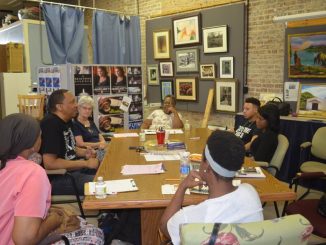 Poetry workshop held in August brought local writers together. Source: Jackie Dove-Miller, Franklin County Arts Council, Franklinton NC.