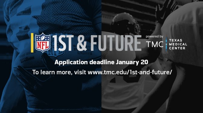 1st and Future NFL start-up competition. Source: Texas Medical Center.