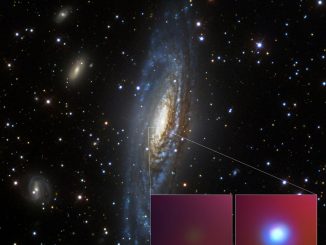 Supernova SN 2014C (Optical and X-Ray). Source: NASA JPL.