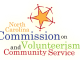 NC Commission on Volunteerism and Community Service logo.