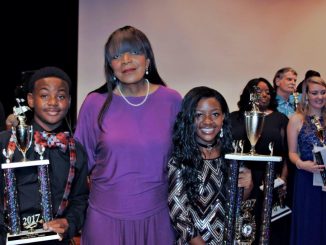 2017 Wilson Idol Winners Alayla Jenkins and Elijah Whitley with Dr. Mildred Summerville. Source: Wilson Idol