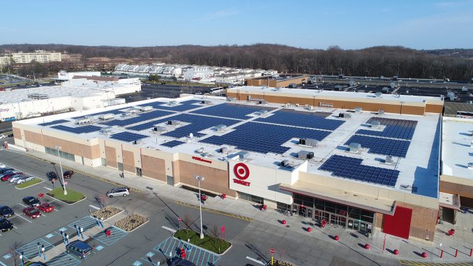 Solar panels on Staten Island Target. Source: Solar Energy Industries Association