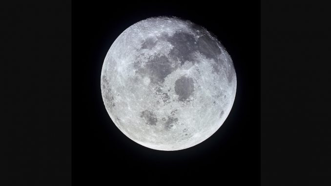The moon. Photo taken from Apollo 11 in 1969. Source: NASA