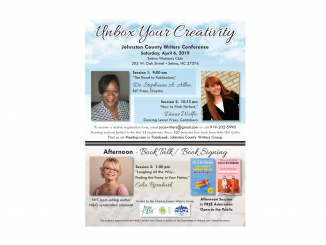 Johnston County Writers Conference 2019 flyer. Source: Cindy Brookshire