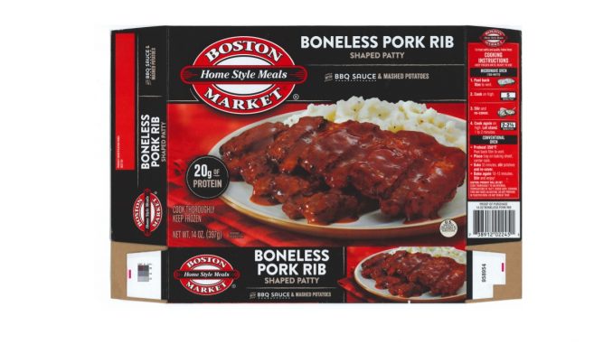 One of the labels released with the pork rib recall. Source: USDA Food Safety and Inspection Service