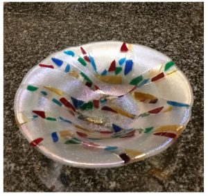 A glass bowl created by Murphy Art Glass. Source: Cheryl Kearns. Photo compliments of Murphy Art Glass.