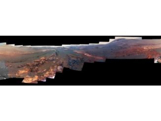 Panarama compiled from Opportunity Rover images of Mars. Source: Jet Propulsion Laboratory
