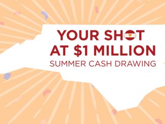 Your Shot at $1 Million Summer Cash Drawing. Source: NC Department of Health and Human Services