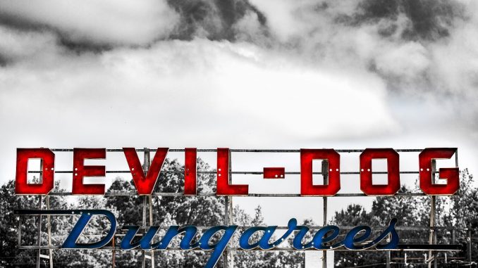DEVIL-DOG Dungarees sign, Zebulon, North Carolina. Source: Stephanie Newman