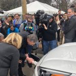 NC Governor Roy Cooper touring PoleVolt in Charlotte. Source: NC Office of the Governor sm