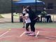 Kacie Horton, Bunn NC, with her mom, Laura Black. Source: Donna Wade, The Miracle League of Franklin County